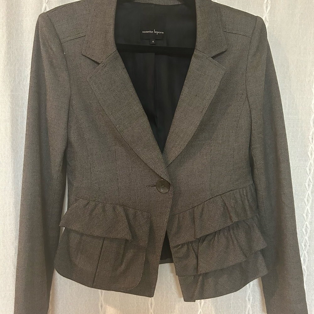 Nanette Lepore Gray Women's Blazer